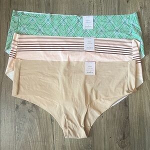 Auden Women's Panties Trio - Mint, Blush, Beige